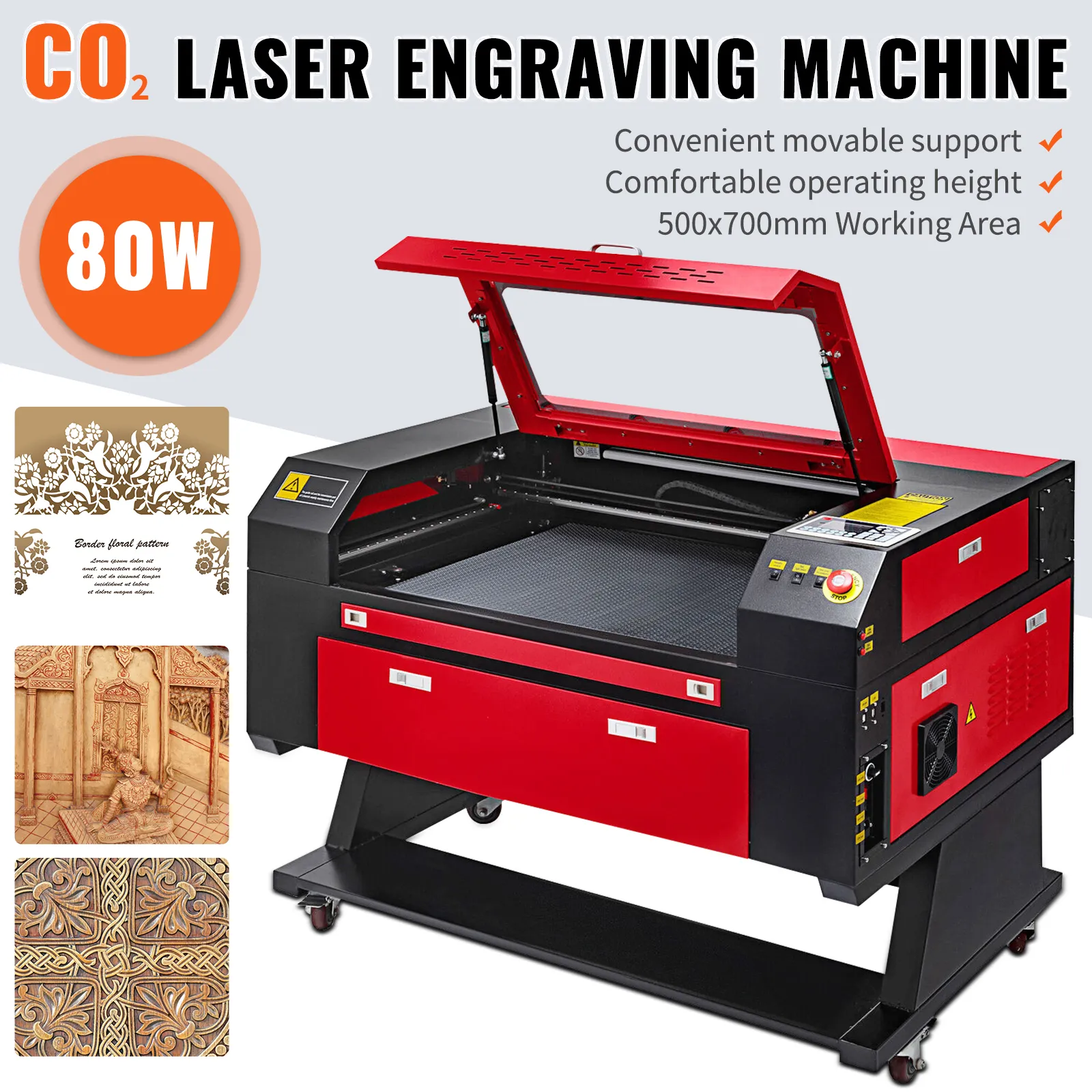 80W CO2 Laser Cutter